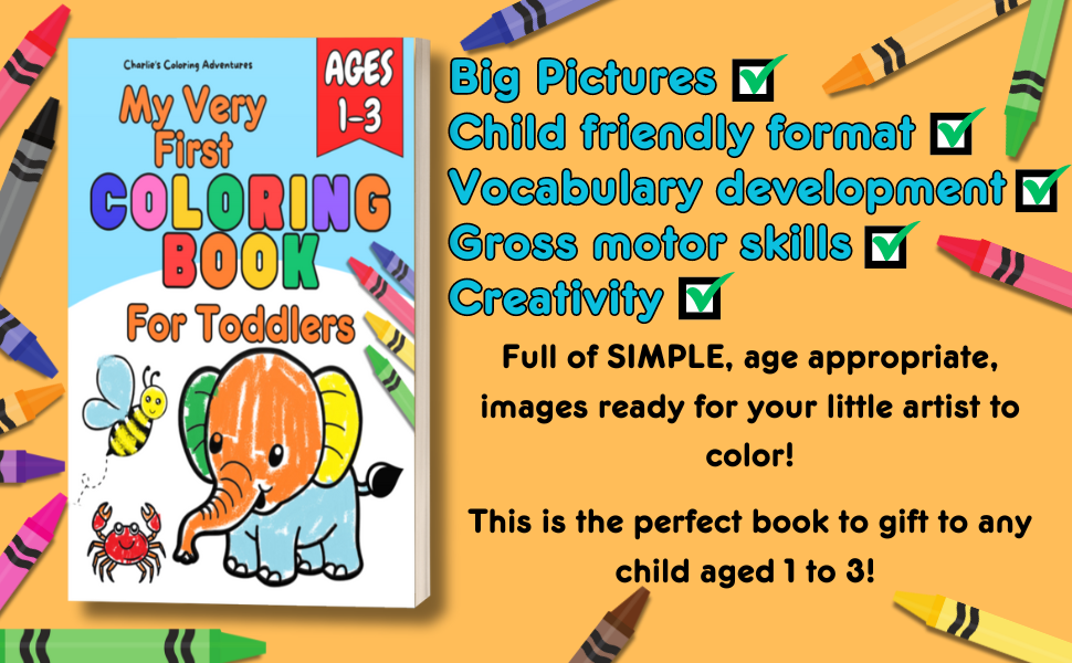 Toddler coloring books